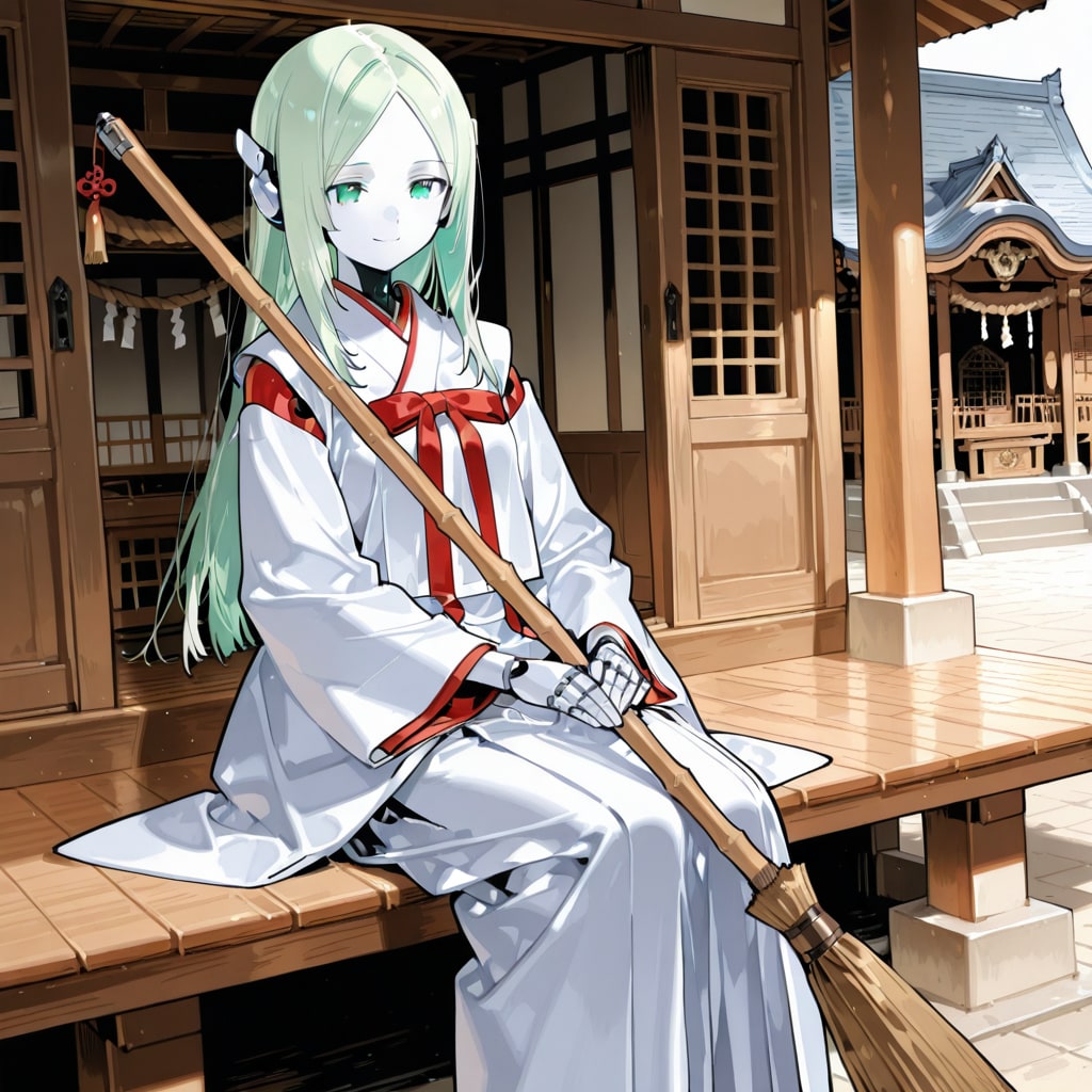 アンドロイド巫女さん