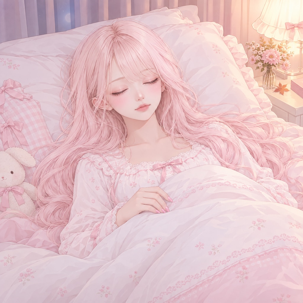 9/17 おやすみ🌙（ピンクちゃん）