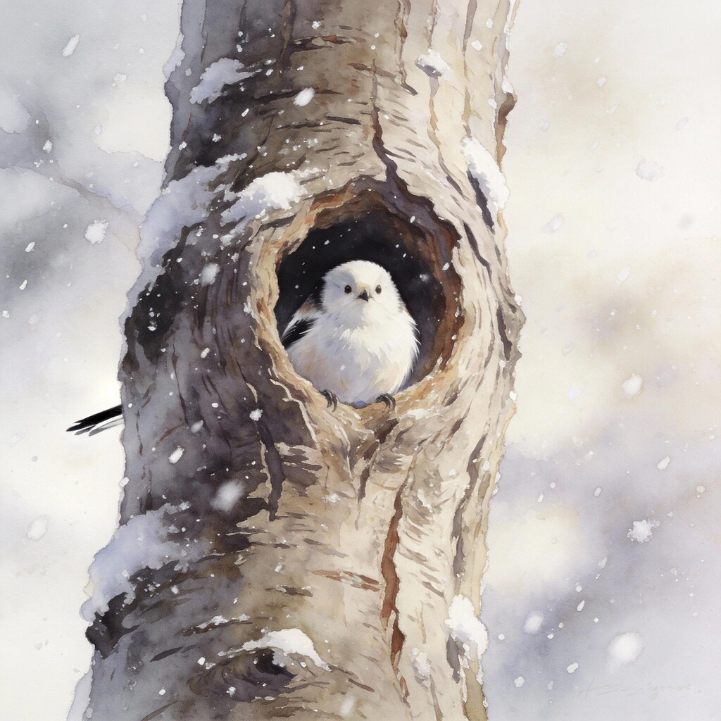 Icy Jewels and the Long-Tailed Tit