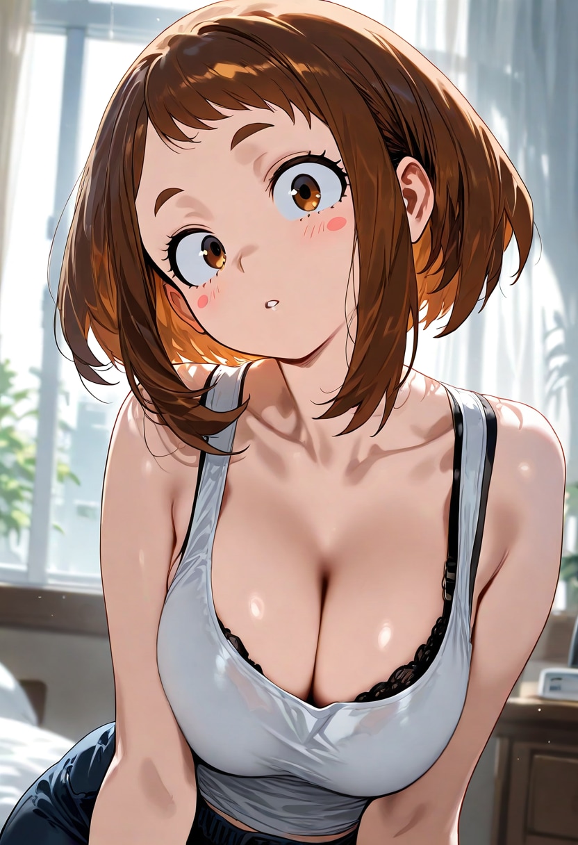 ヒロインたちのタンクトップ