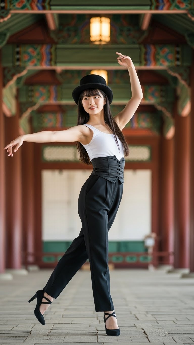 リアルかっこかわいいダンサー白鳥英美梨の景福宮公演