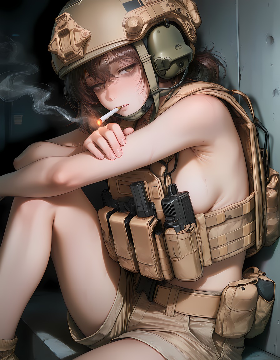アンニュイなスケベ兵士さん