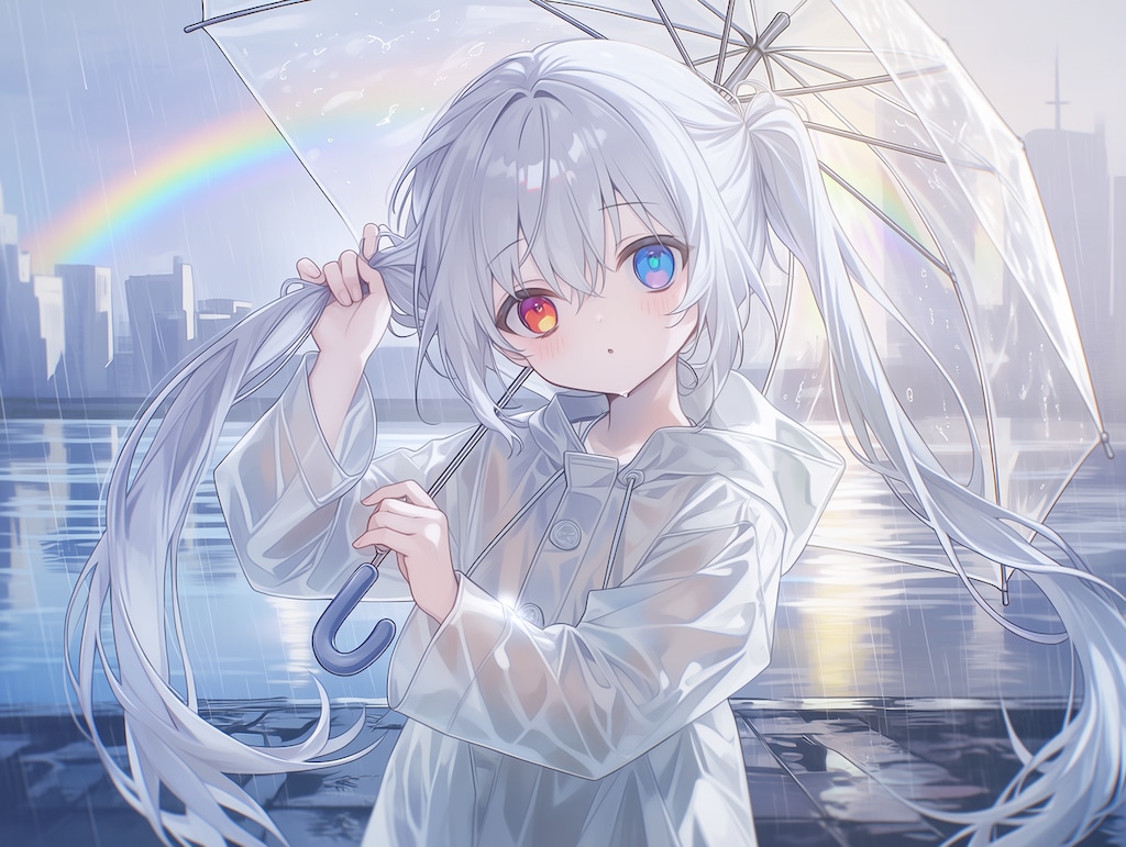 髪束（３）虹宮あかり　niji7