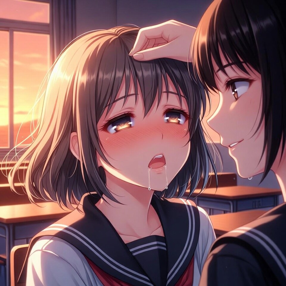 夕焼けのトランス遊び
