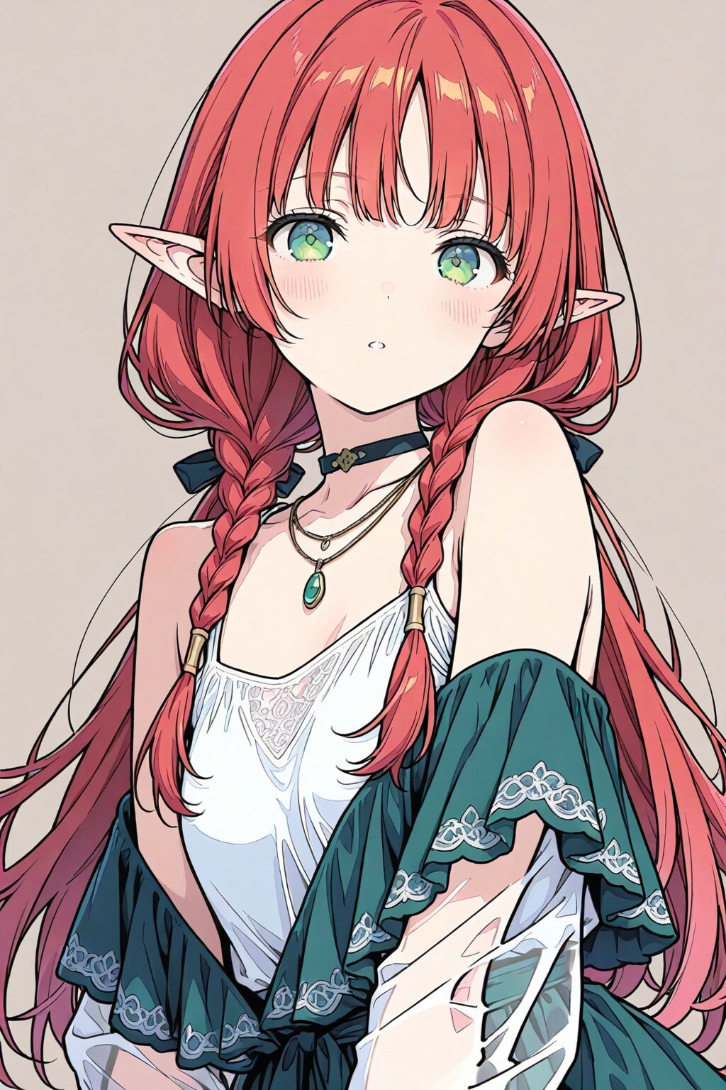 赤髪エルフ