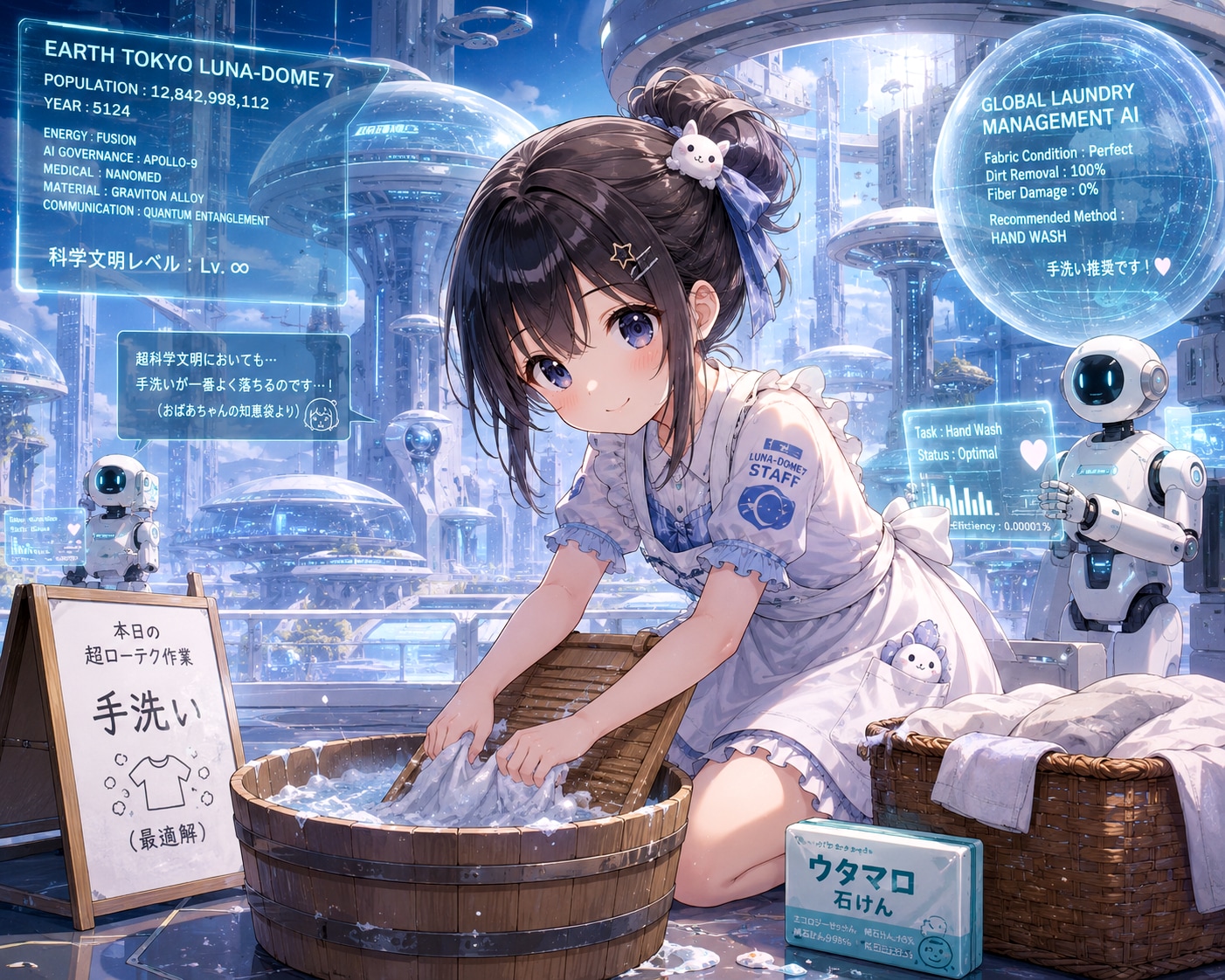 35世紀でも手洗いが基本です。