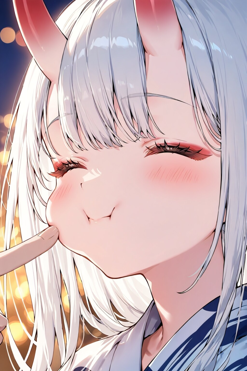鬼を突く