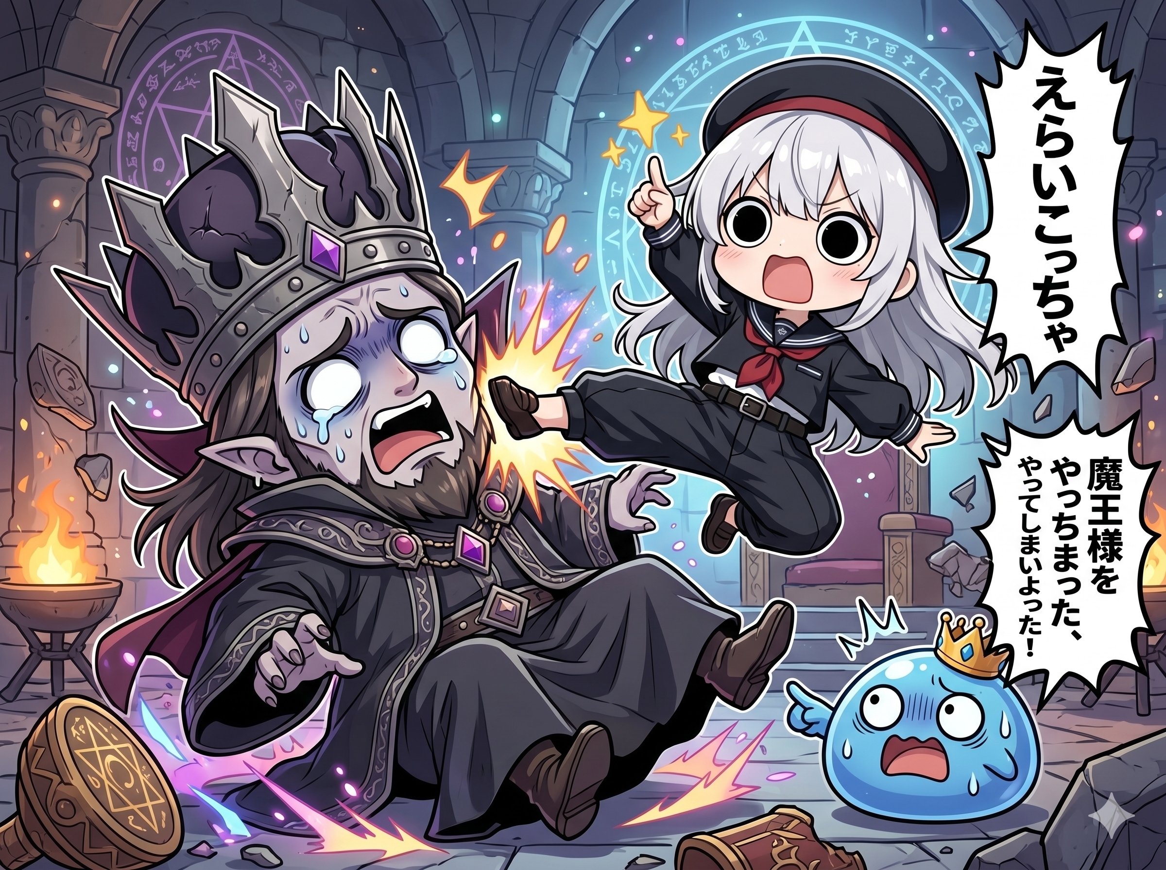 魔王をやってしまいよったえらいこっちゃ嬢