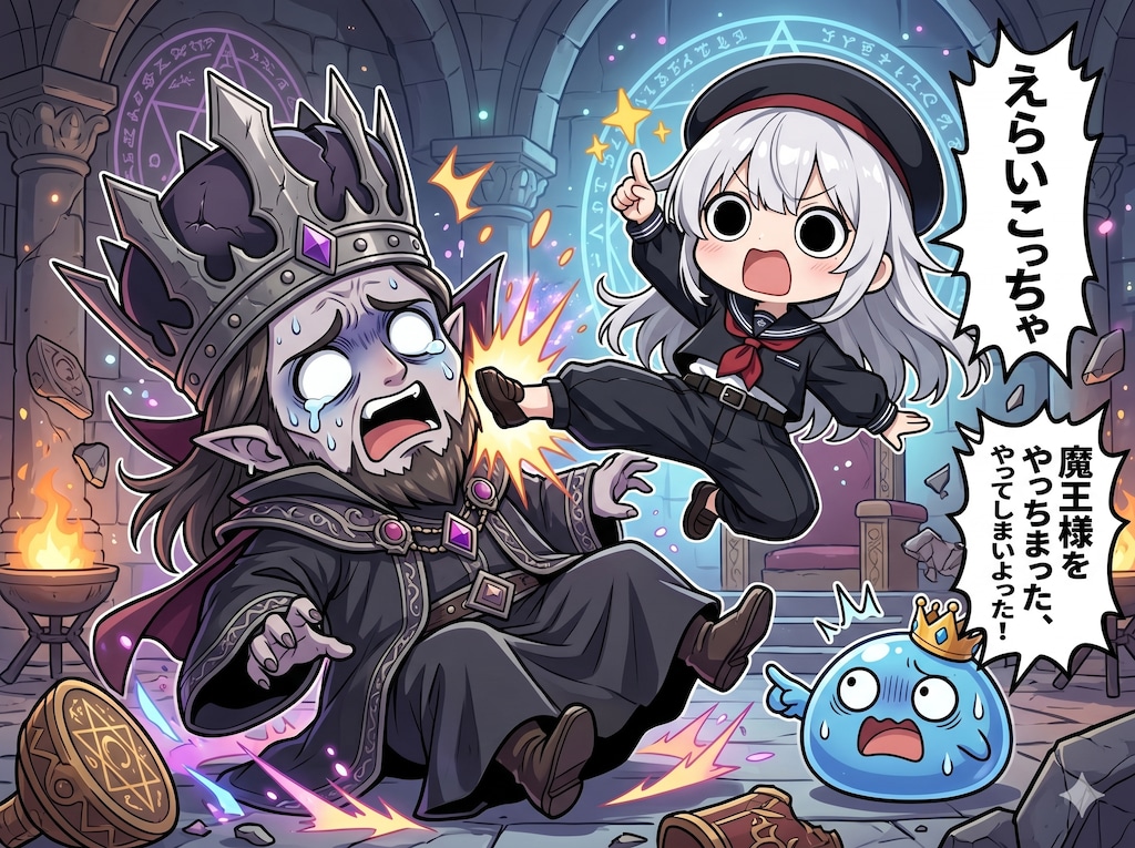 魔王をやってしまいよったえらいこっちゃ嬢
