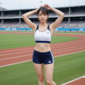 陸上選手 2枚目