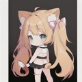 画像生成に失敗した猫耳ツインテールの女の子 07 6枚目