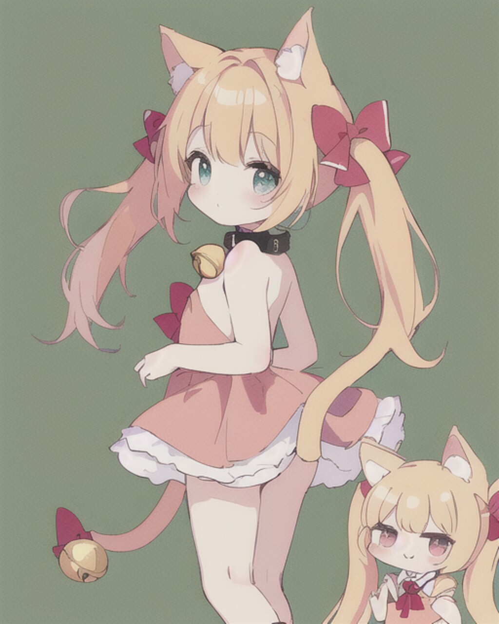 画像生成に失敗した猫耳ツインテールの女の子 07