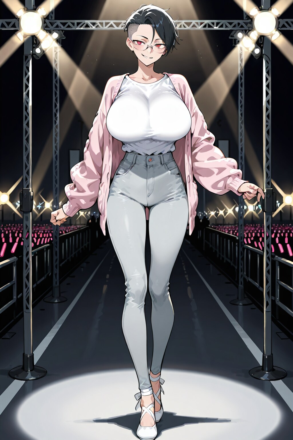 ファッションショー短髪ゆまさん