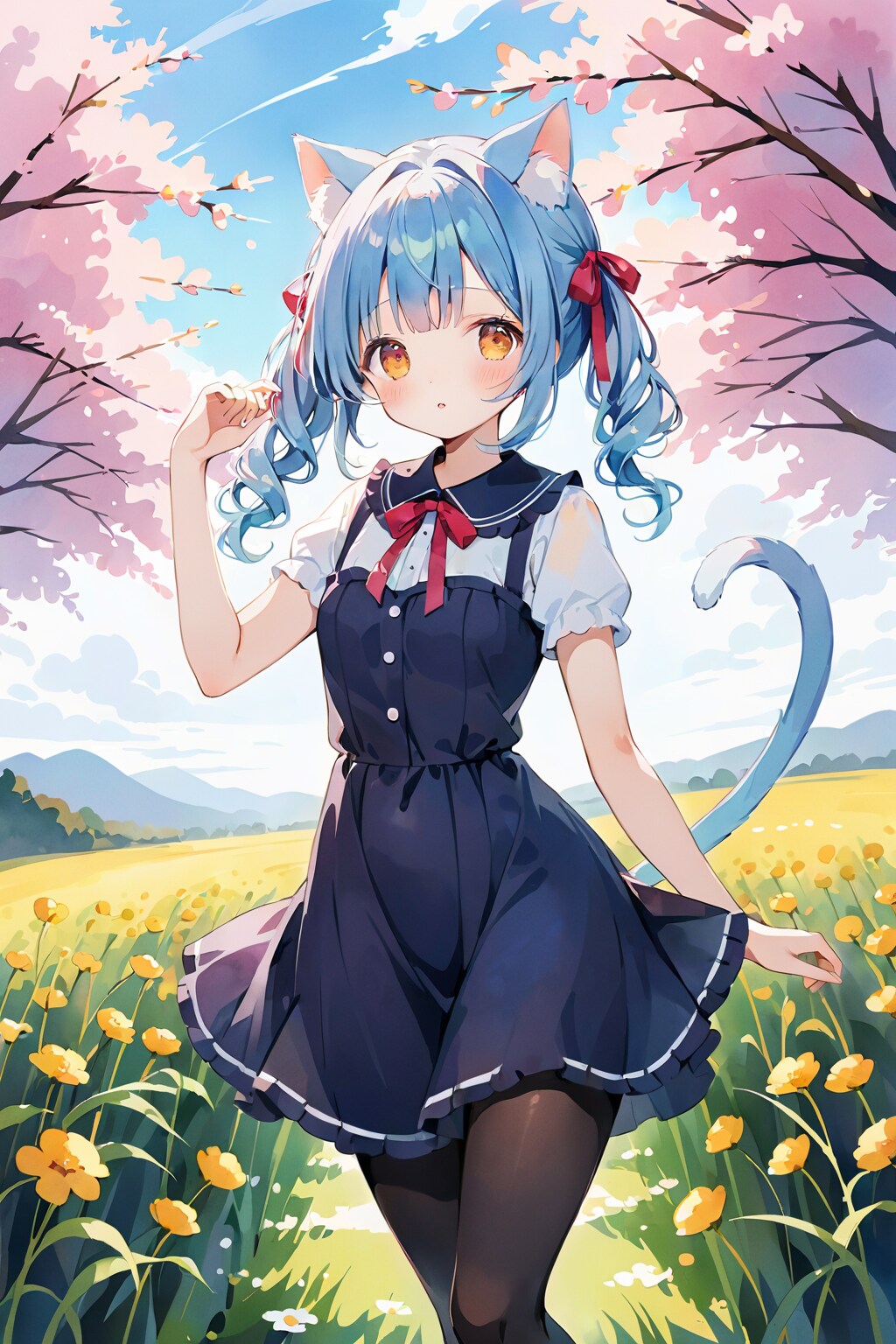 春の散歩道 | の人気AIイラスト・グラビア