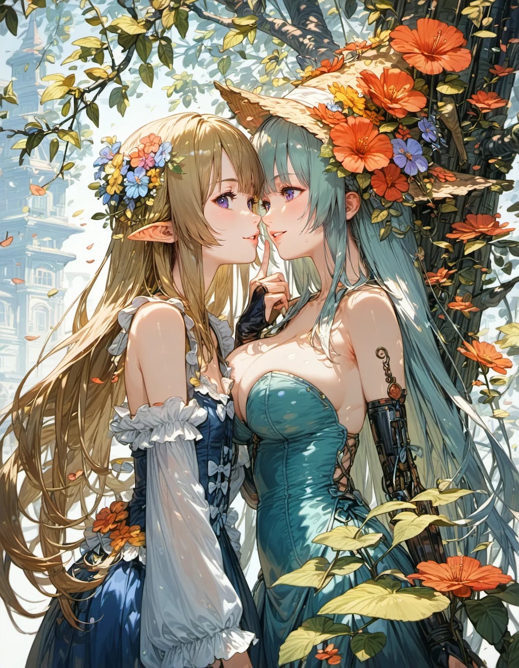 Whispers in the Sun-Dappled Forest