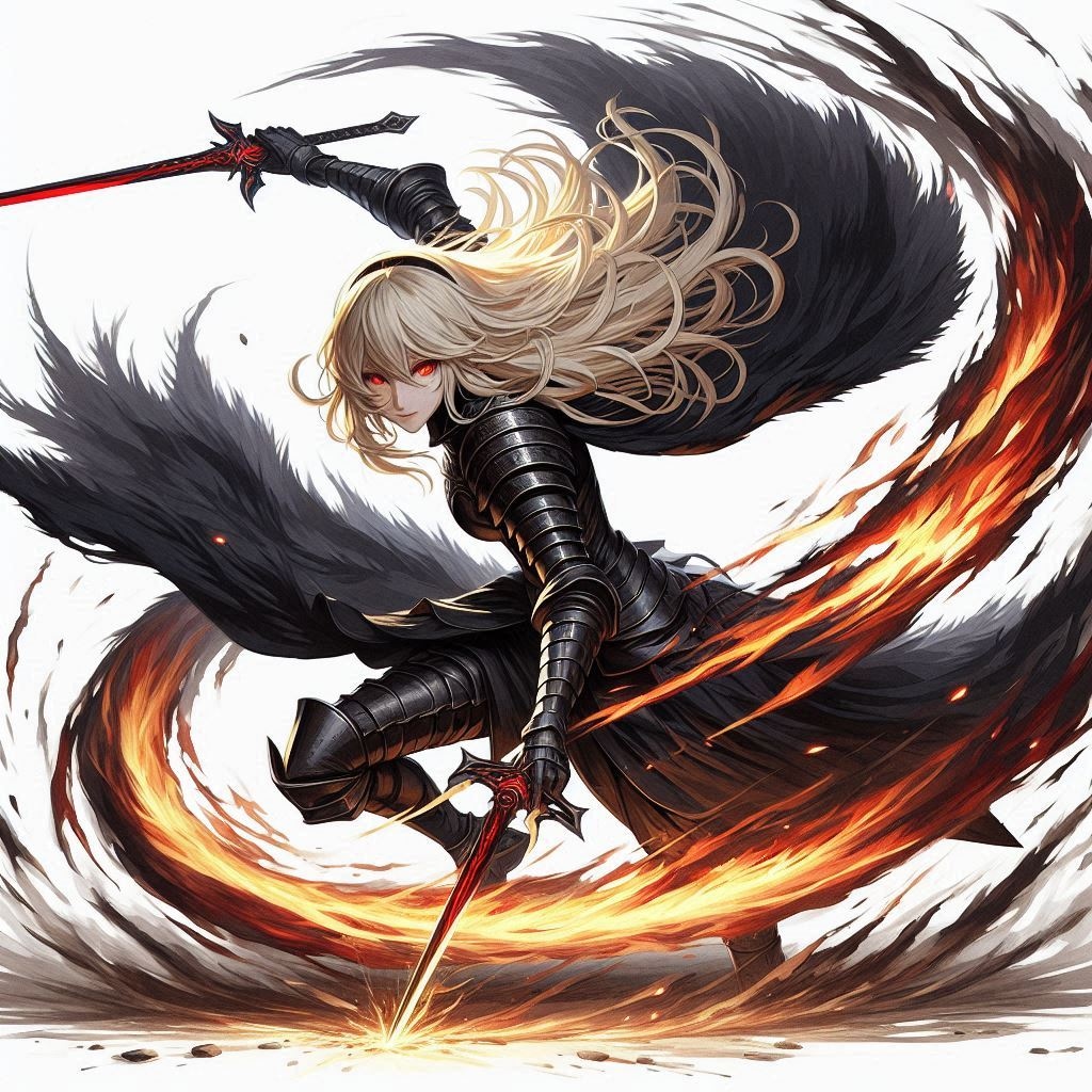 ブロンドの女騎士さん896