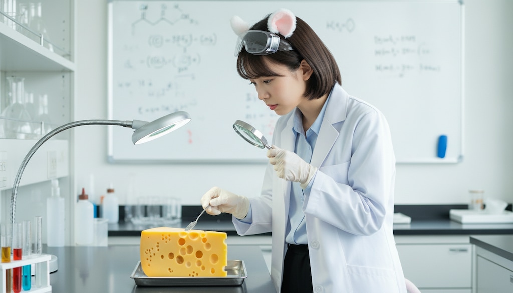 チーズの構造分析 #ねず耳にむチュウ