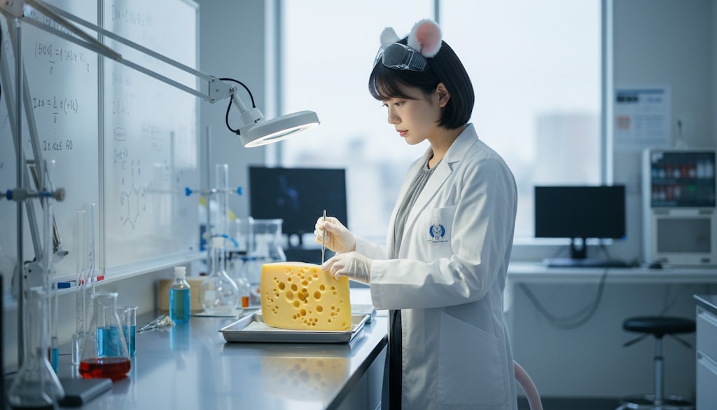 チーズの構造分析 #ねず耳にむチュウ