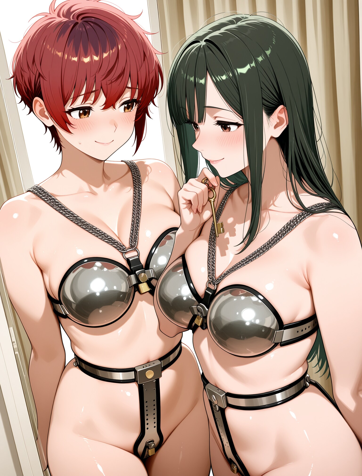 二人で試着中【流夏×琴乃】