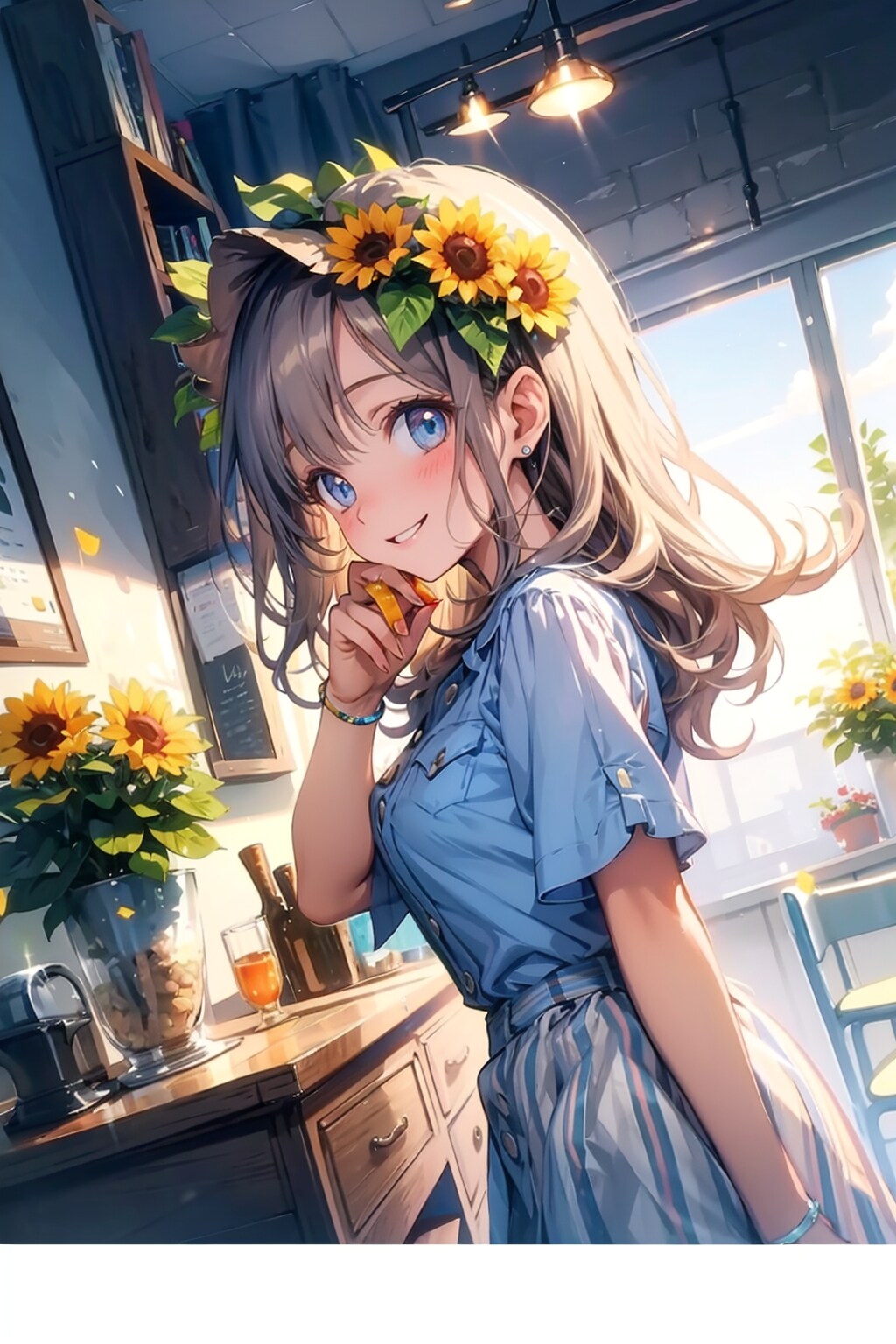 ひまわりの花言葉は「あなただけを見つめる」・・・その他がある