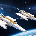 宇宙戦艦を生成…できました！ 7枚目