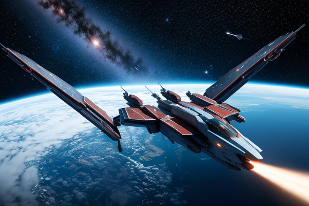 宇宙戦艦を生成…できました！