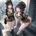 軍服と美少女って良いですね〜 4枚目