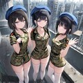 軍服と美少女って良いですね〜 2枚目