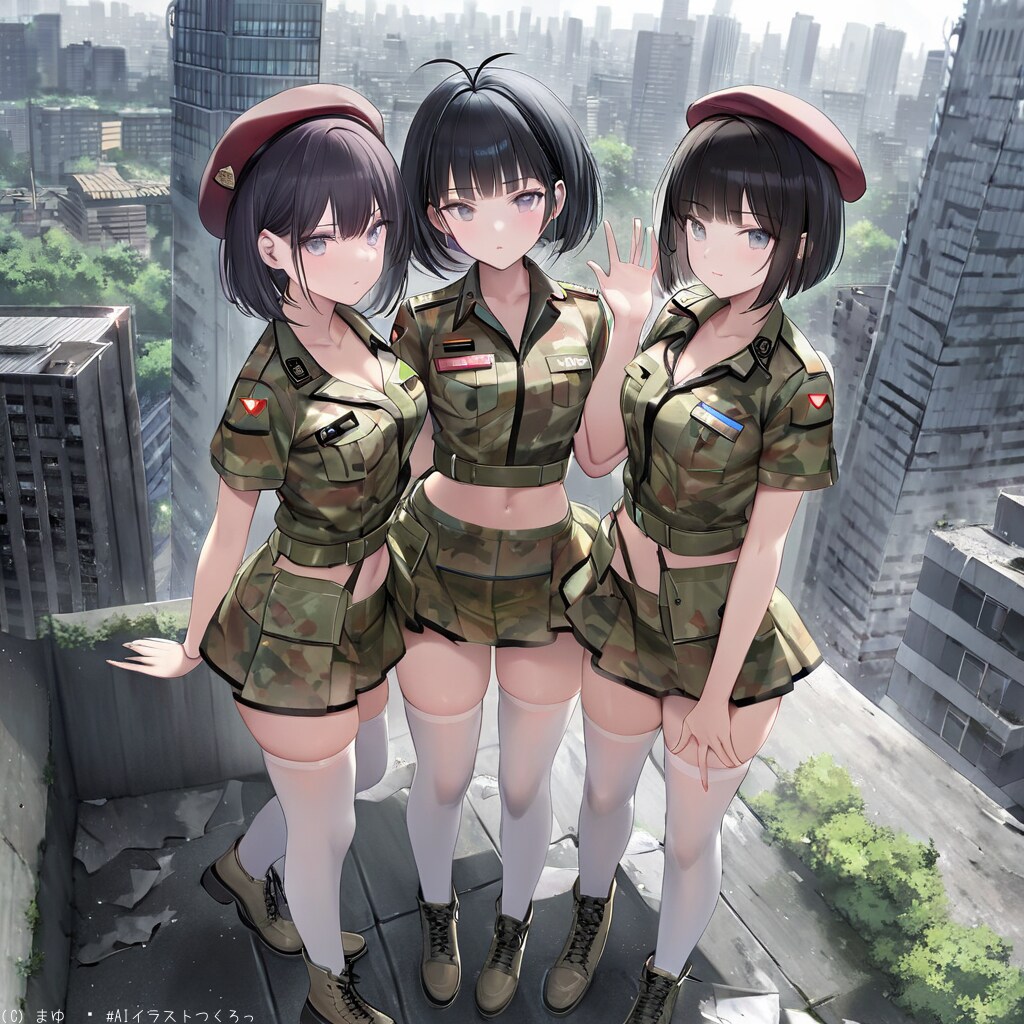 軍服と美少女って良いですね〜