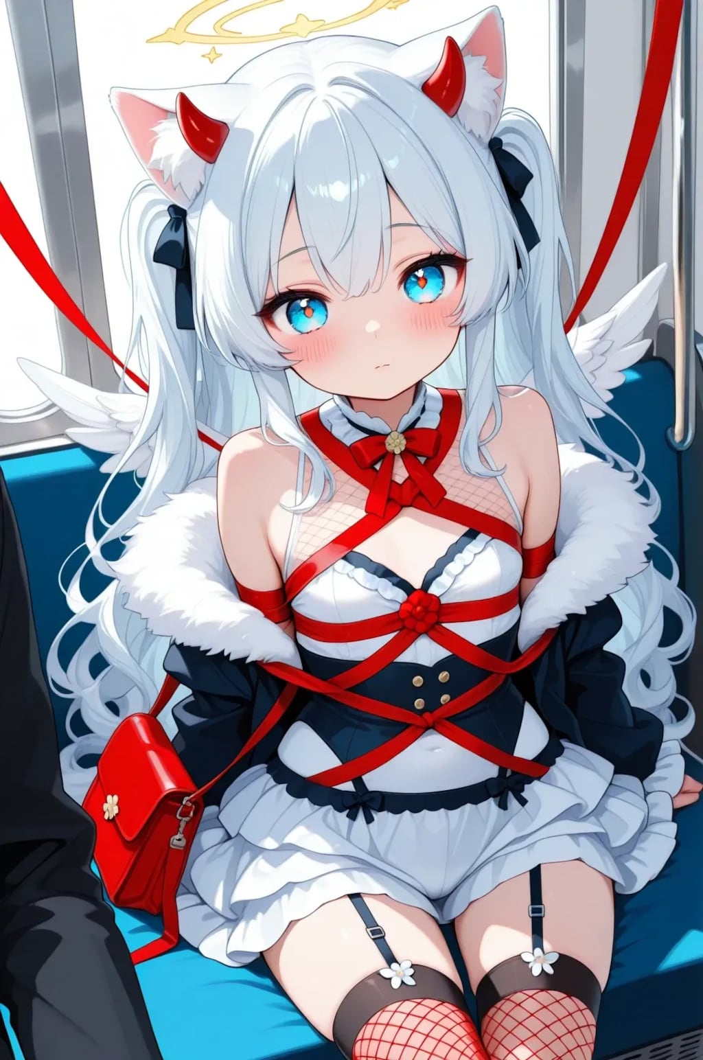 電車内の美少女？