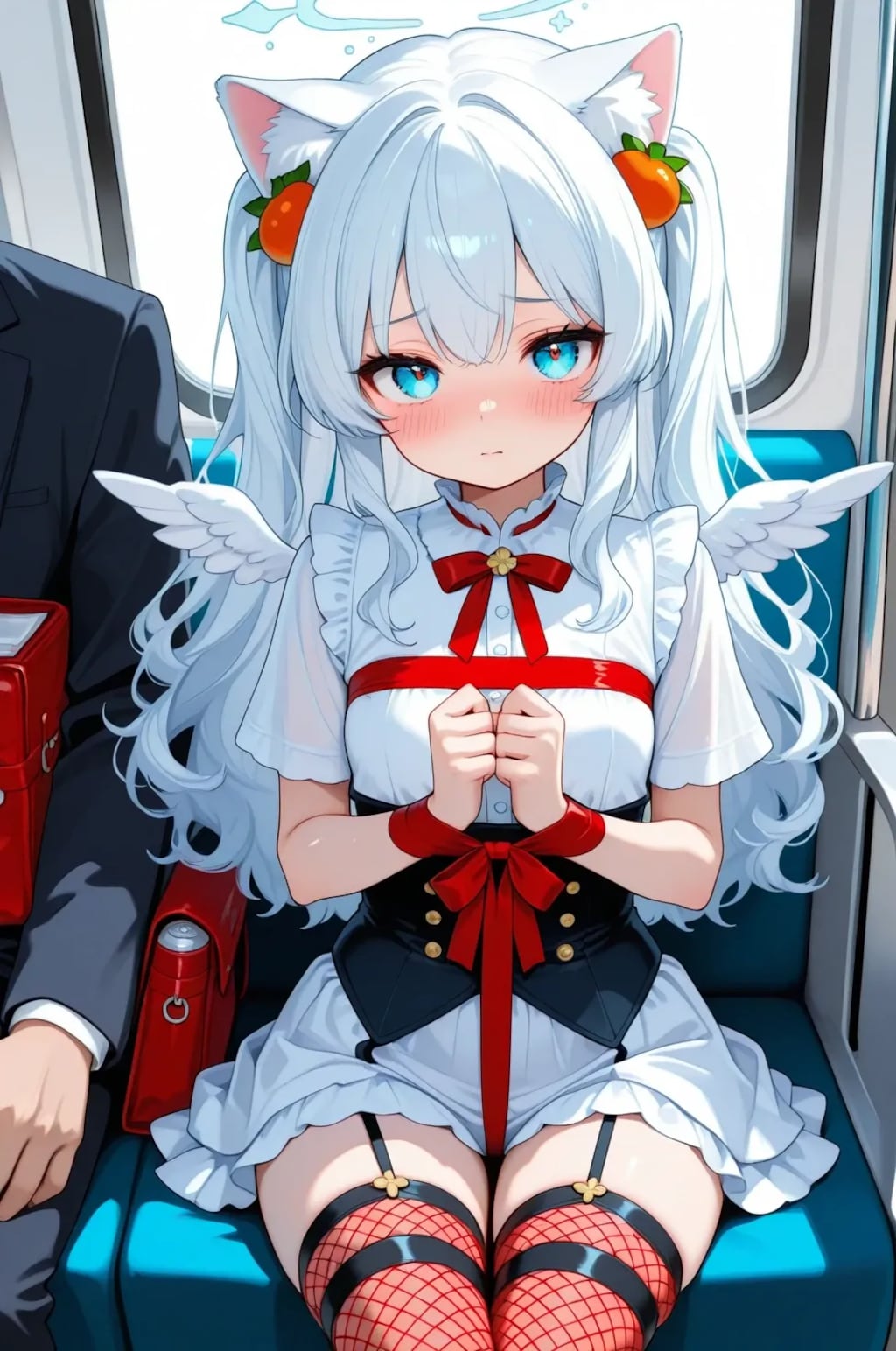 電車内の美少女？