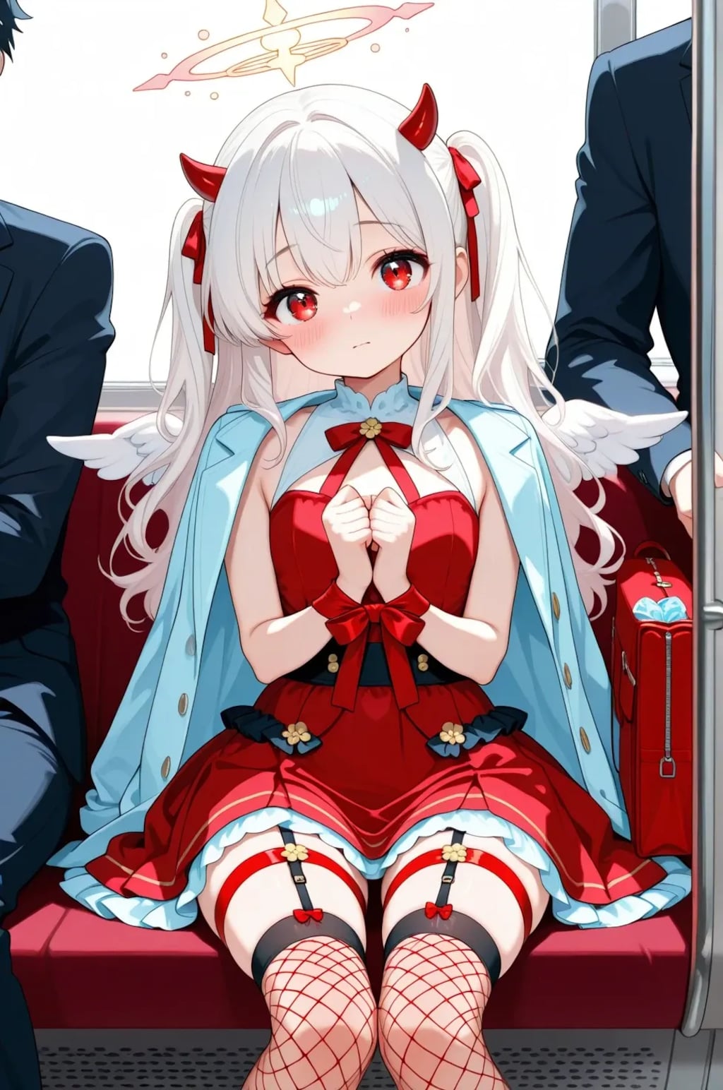 電車内の美少女？