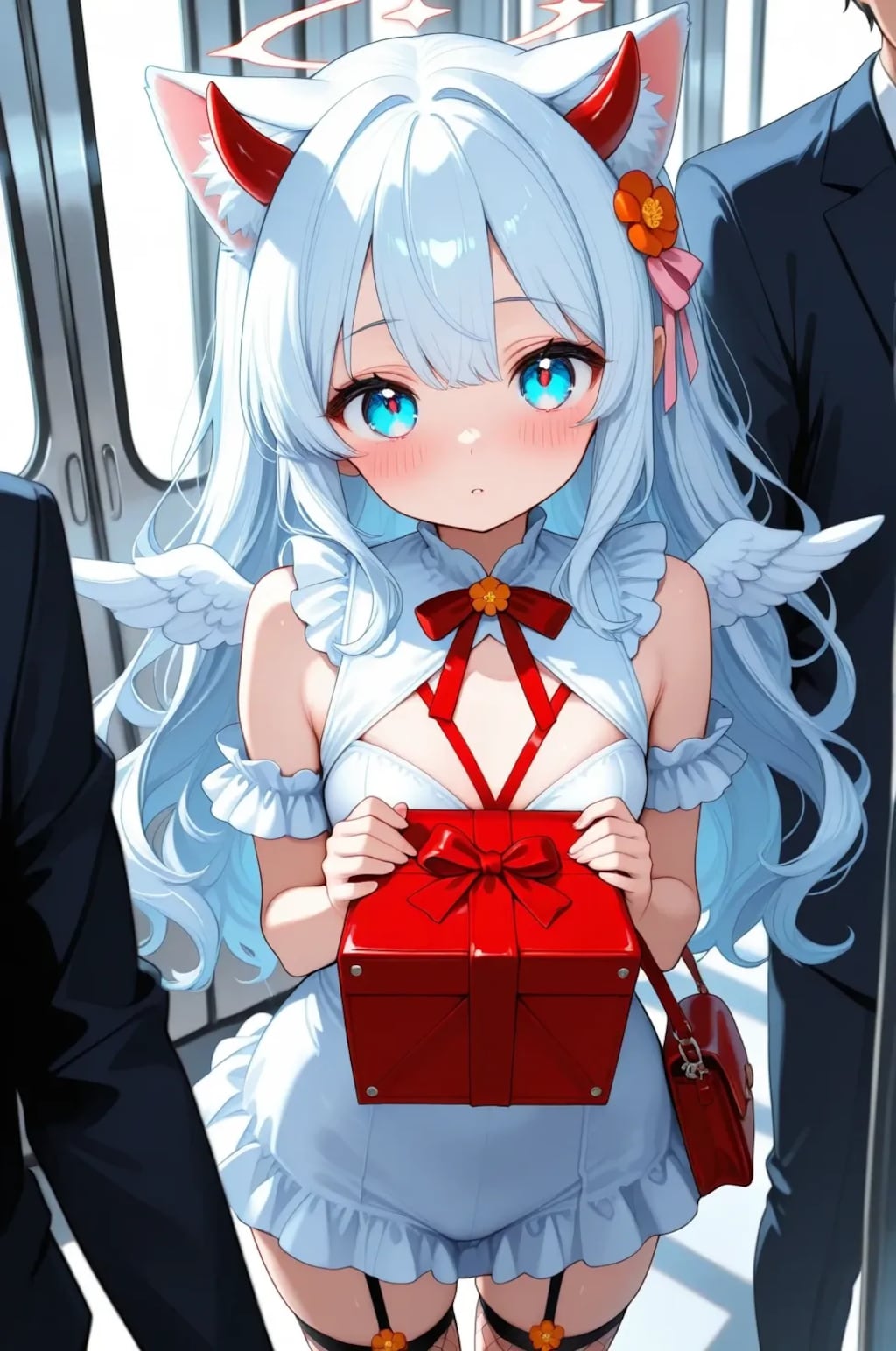 電車内の美少女？