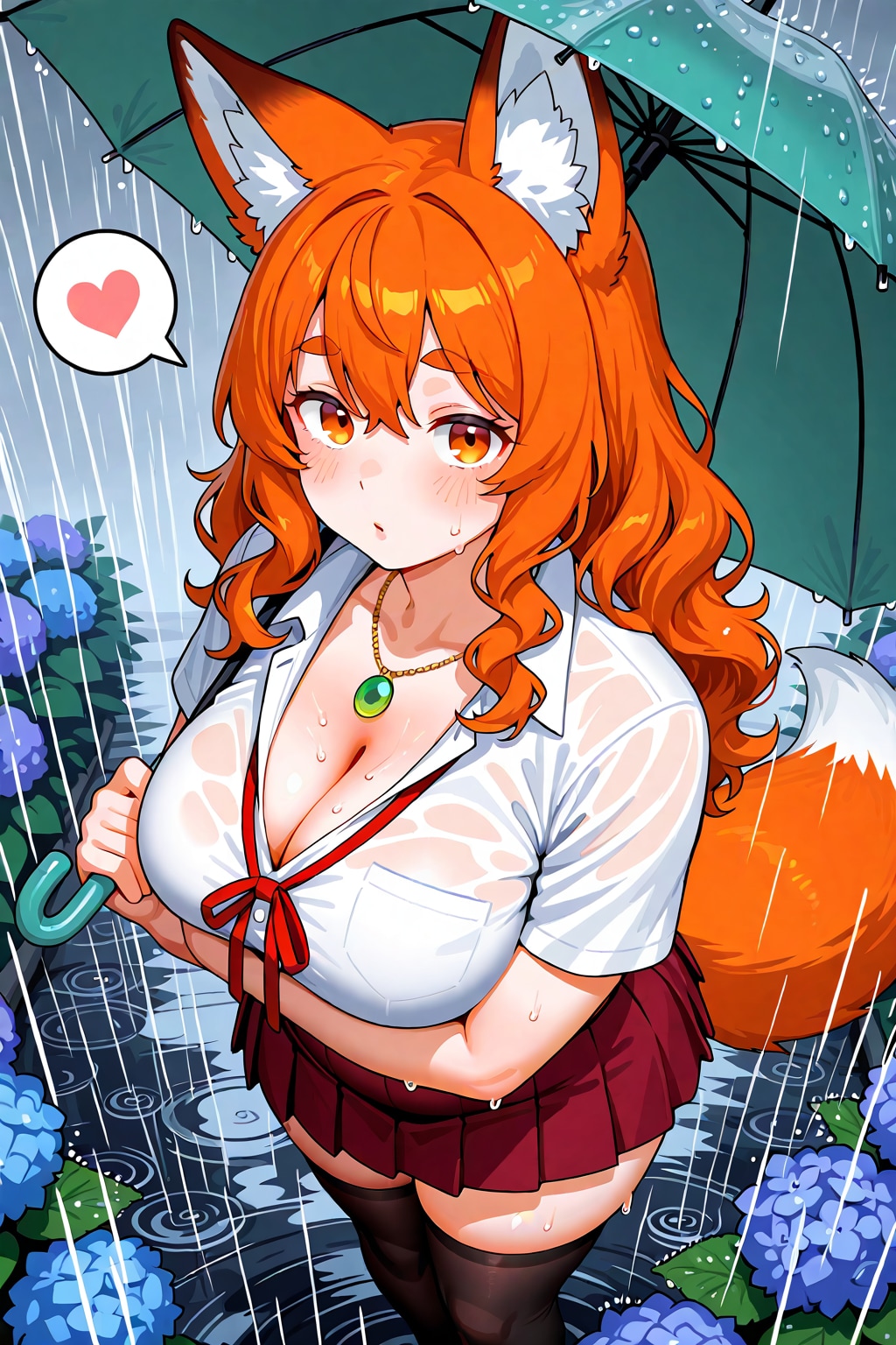 雨のムチギツネ