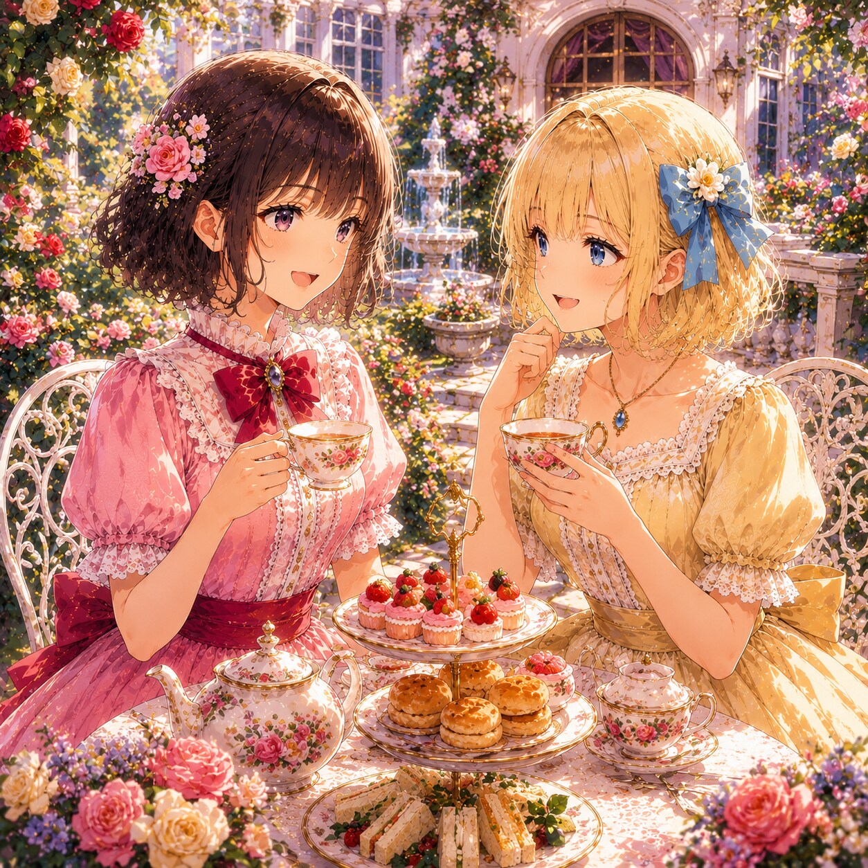 貴族令嬢のお茶会