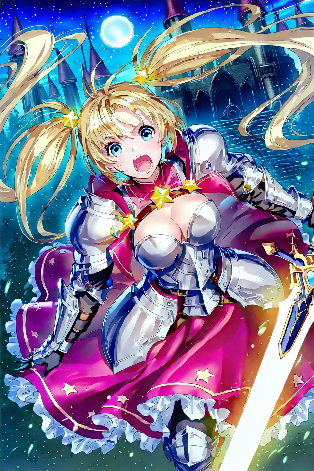 魔王との一騎打ちに挑む勇者ちゃん