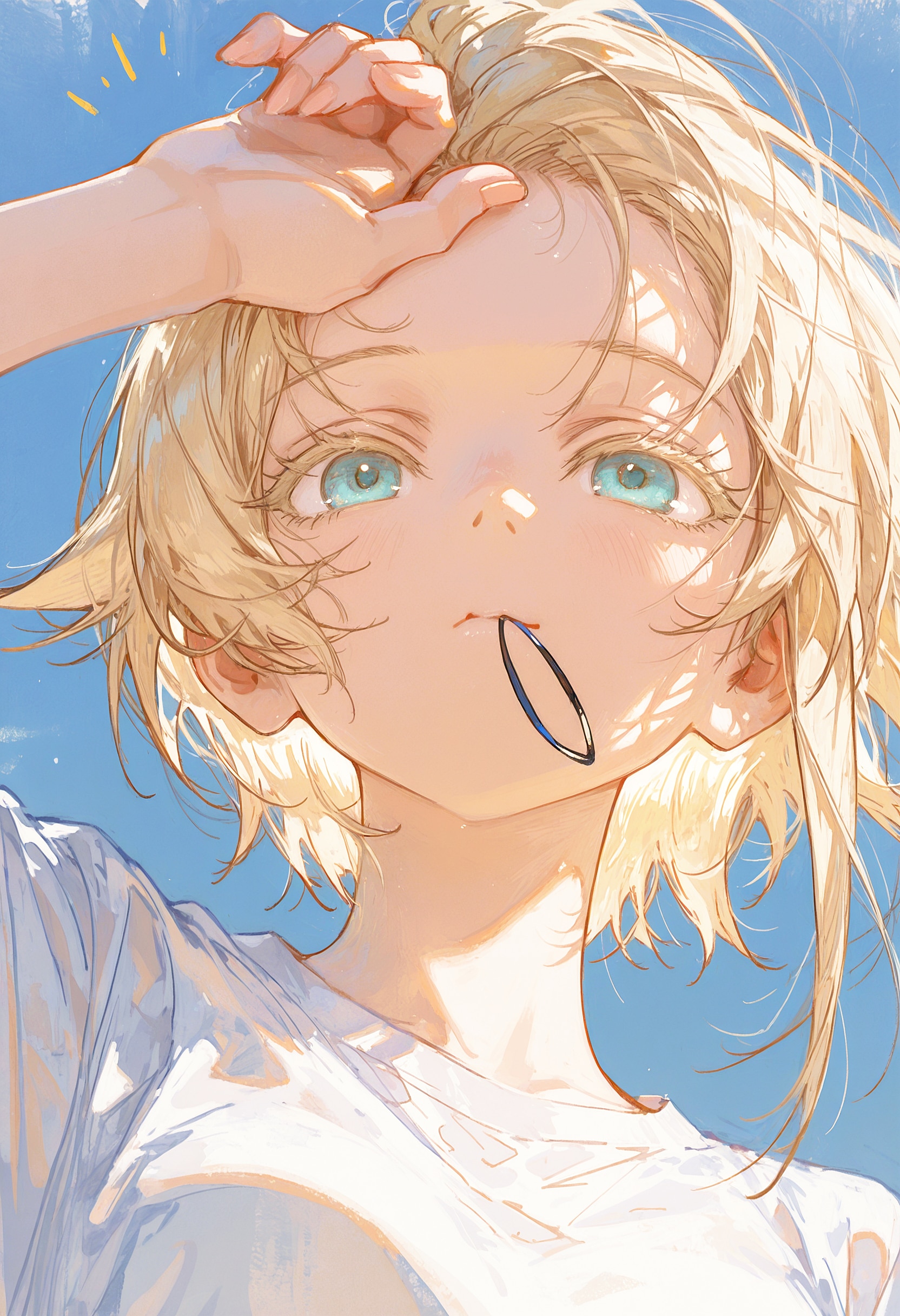 おでこ