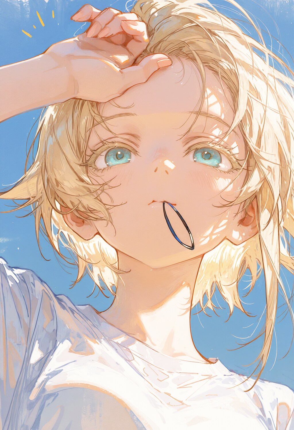 おでこ