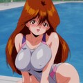 河合伊代菜×競泳水着 2枚目