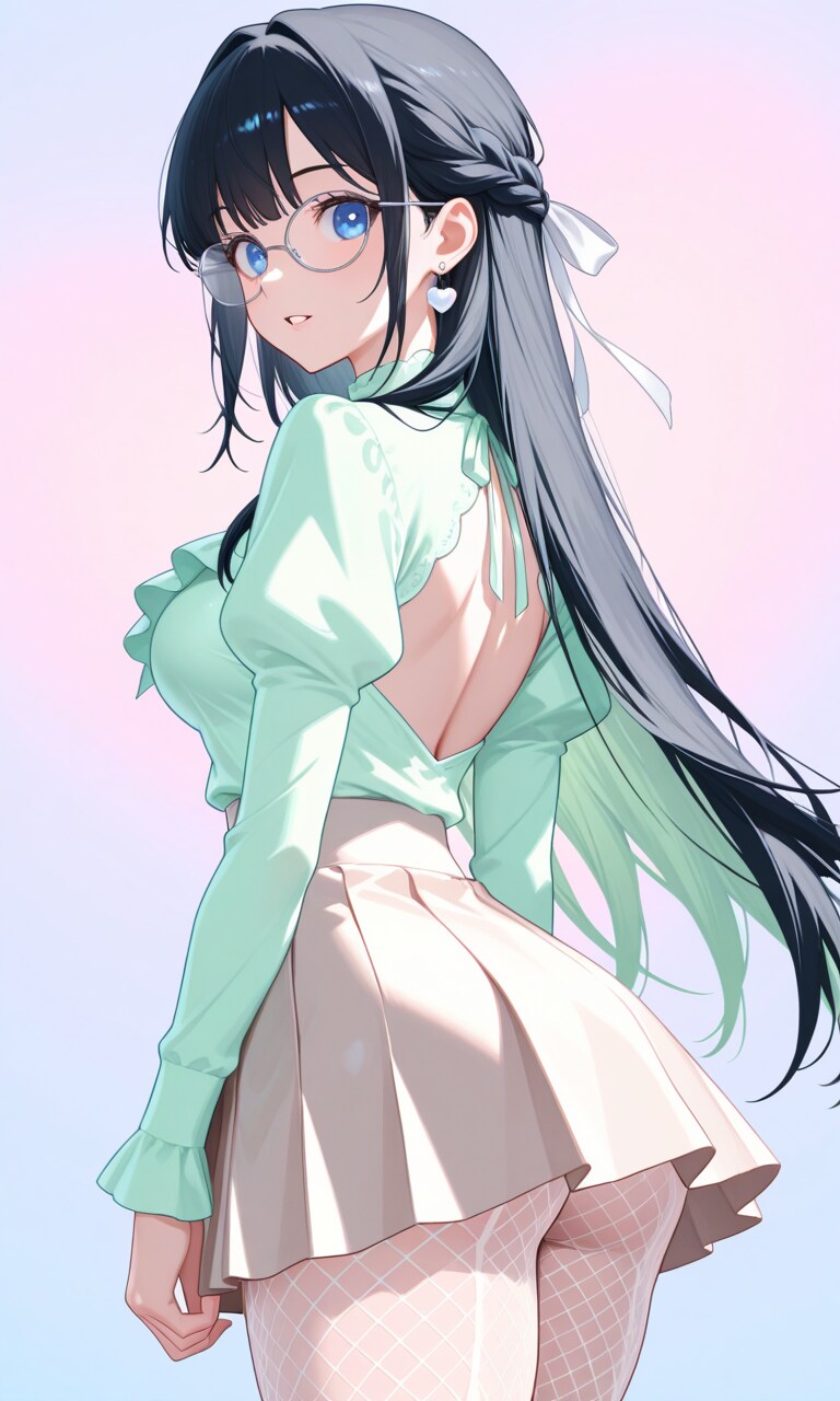 春色の服
