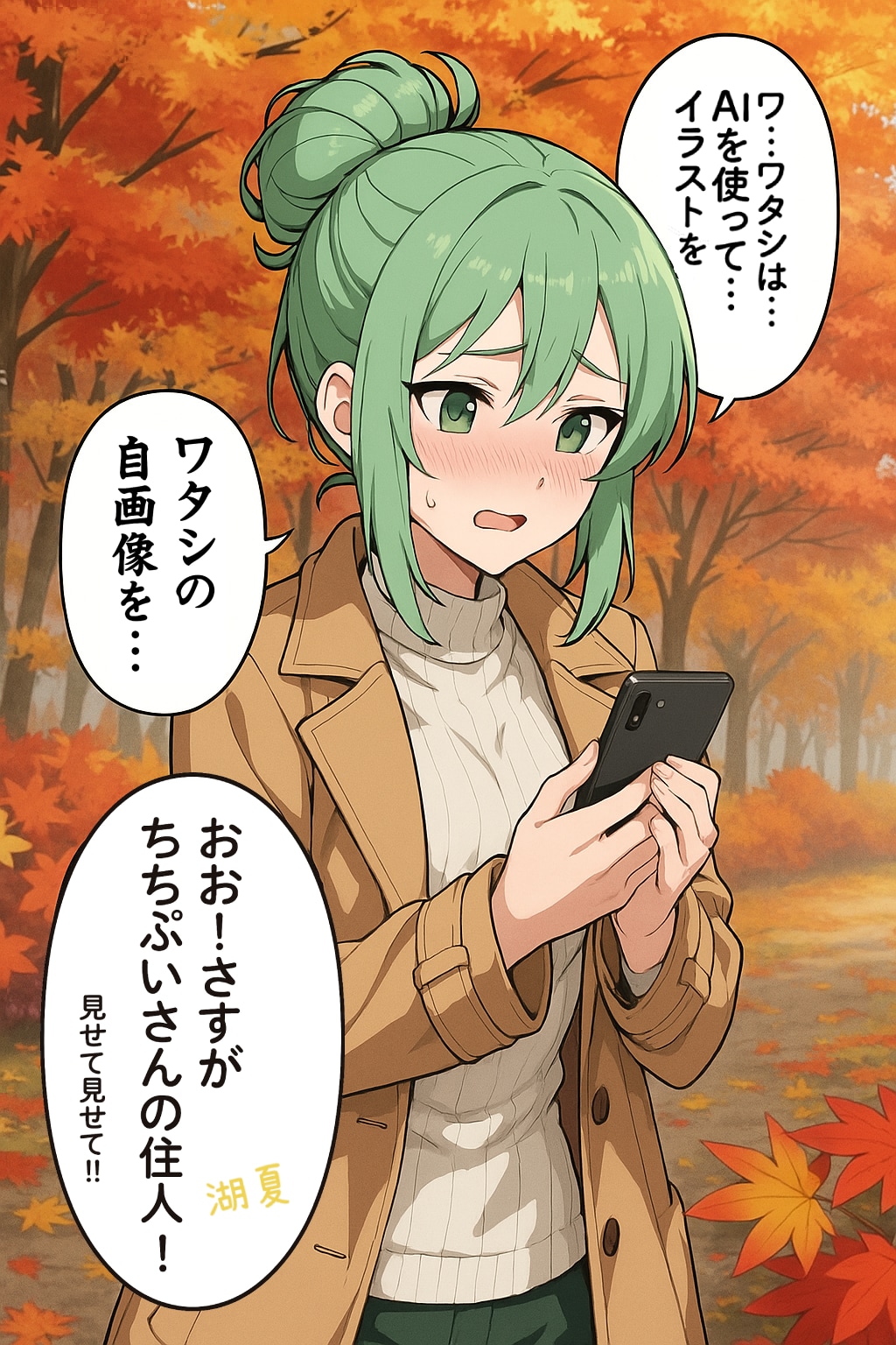 うちの子芸術の秋