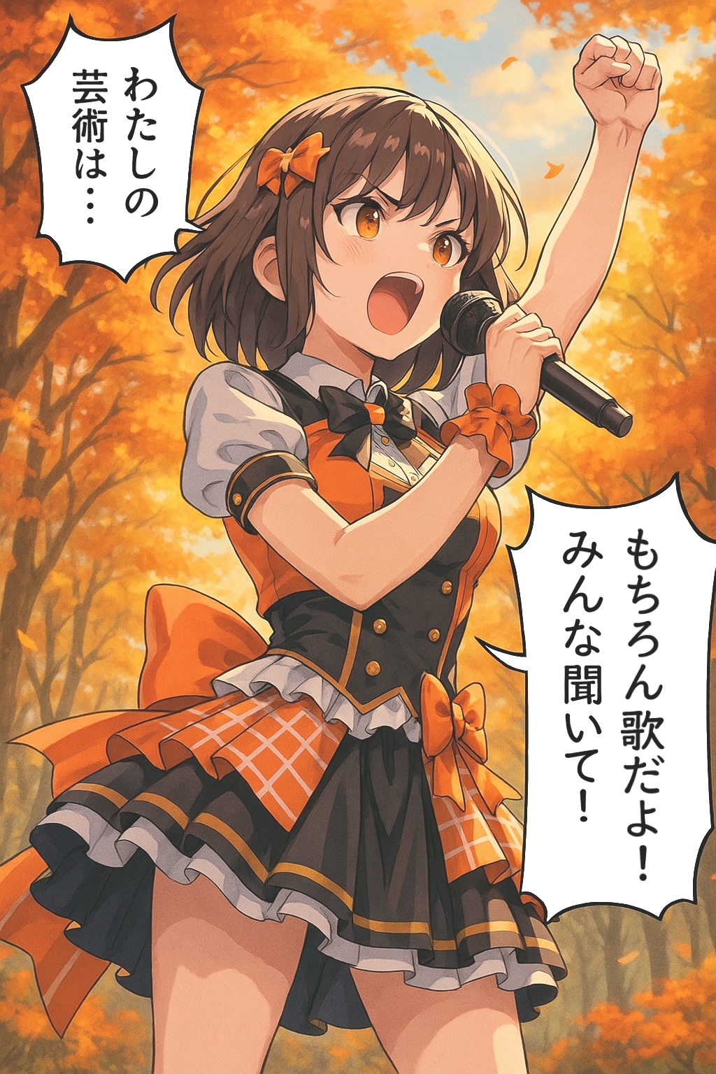 うちの子芸術の秋