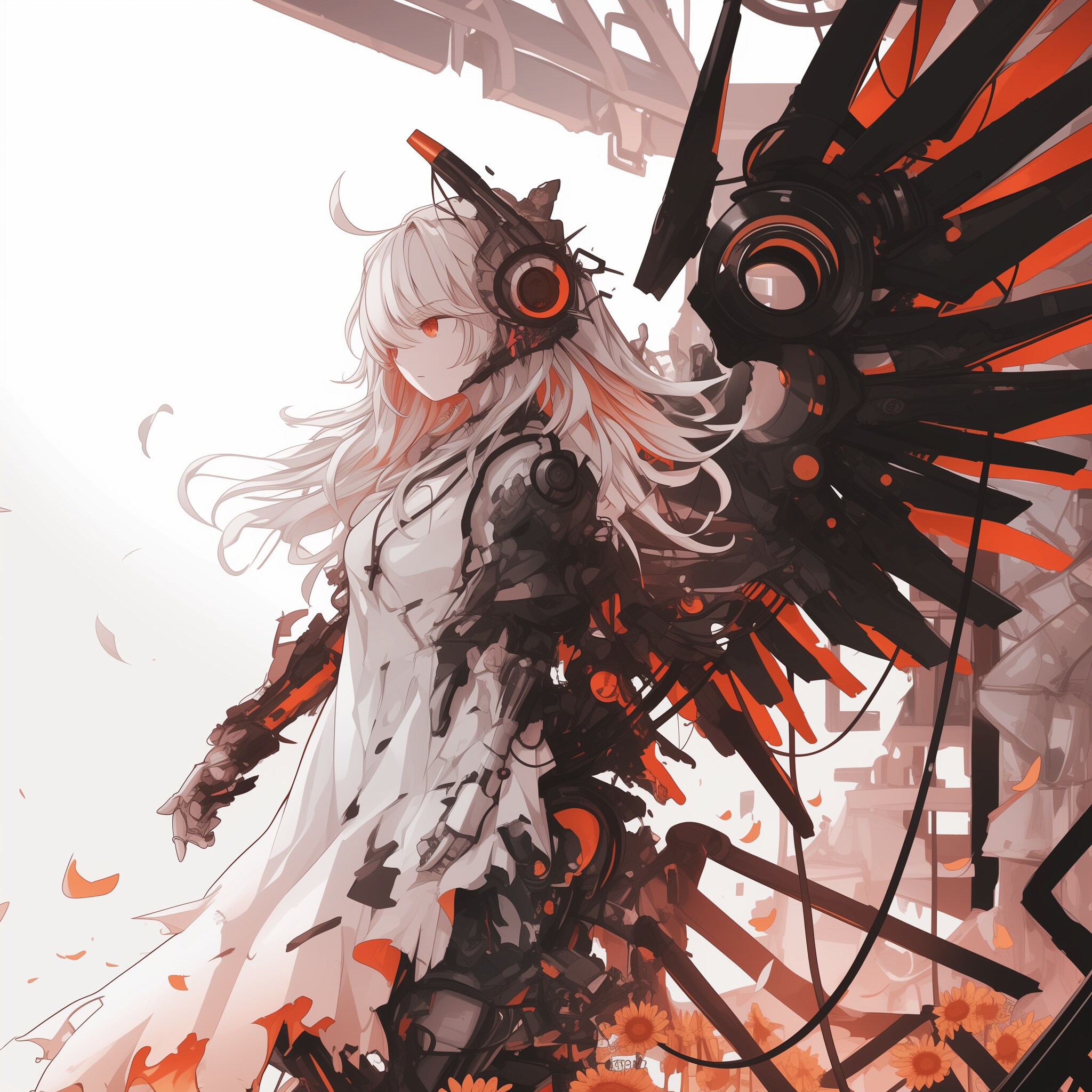 機械の翼、あの時代の生き残り | の人気AIイラスト・グラビア