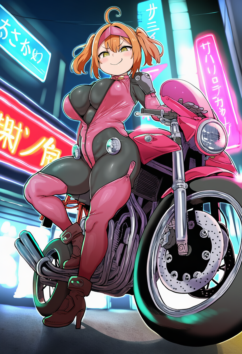 バイクと女の子