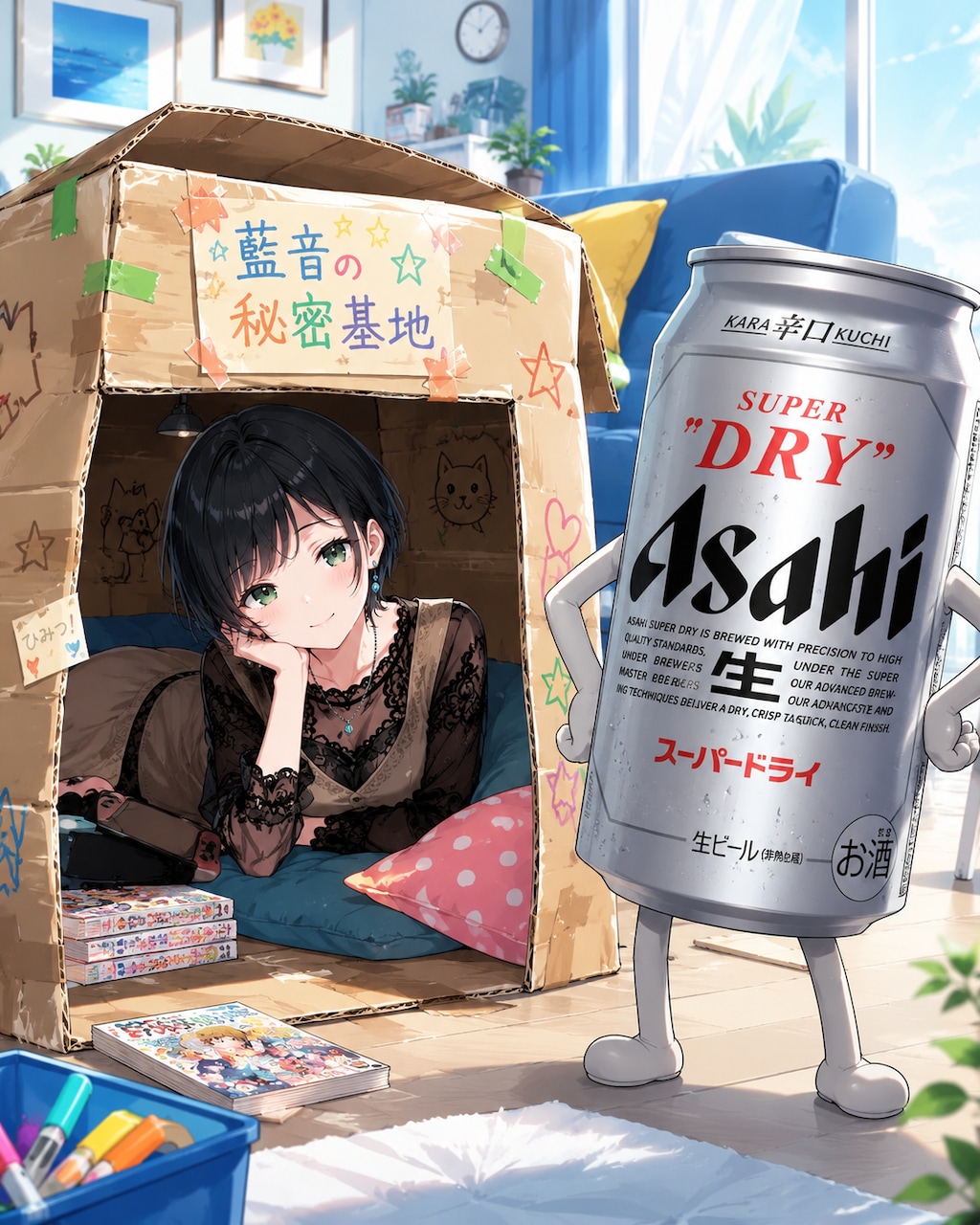 秘密基地の藍音ちゃん