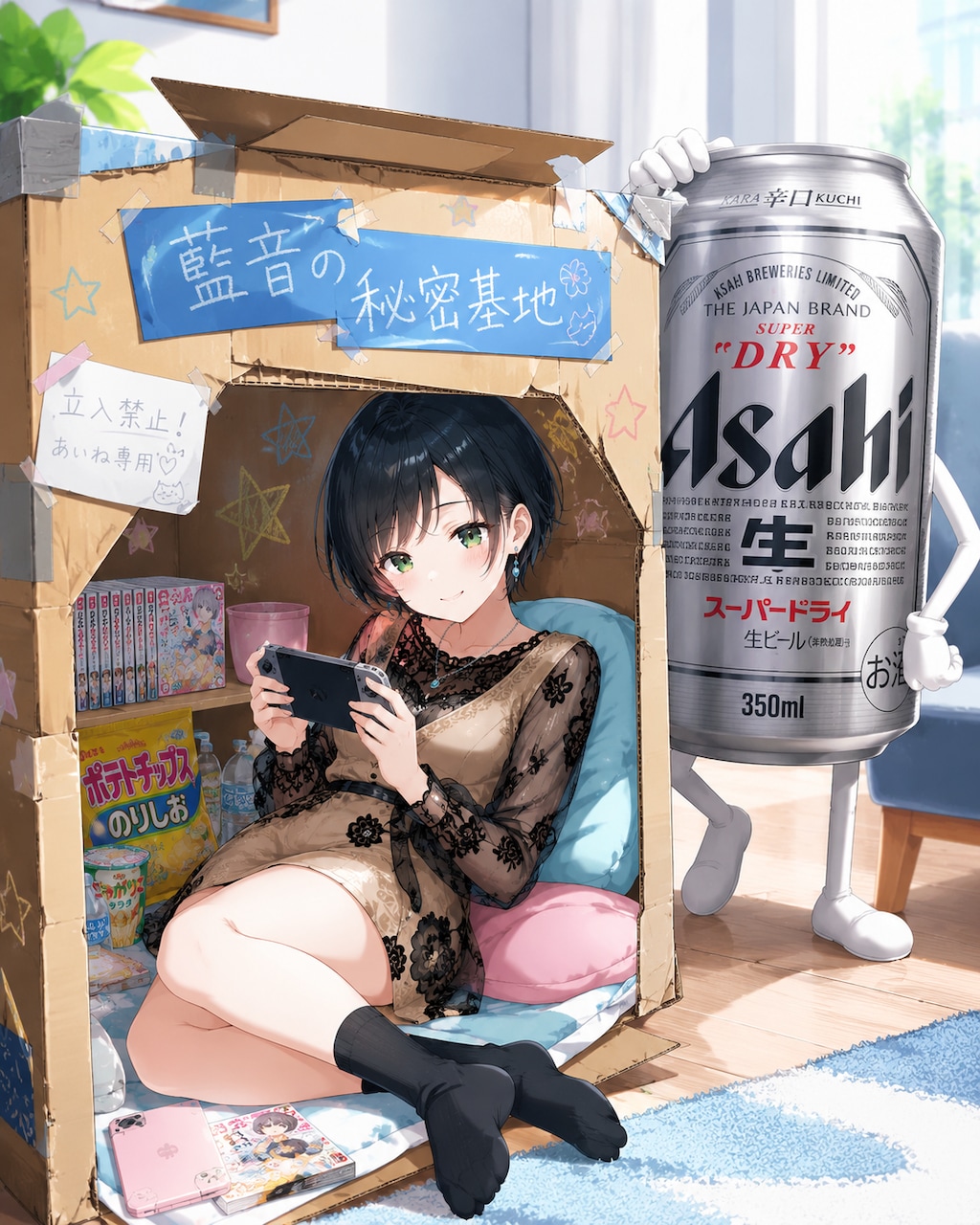 秘密基地の藍音ちゃん