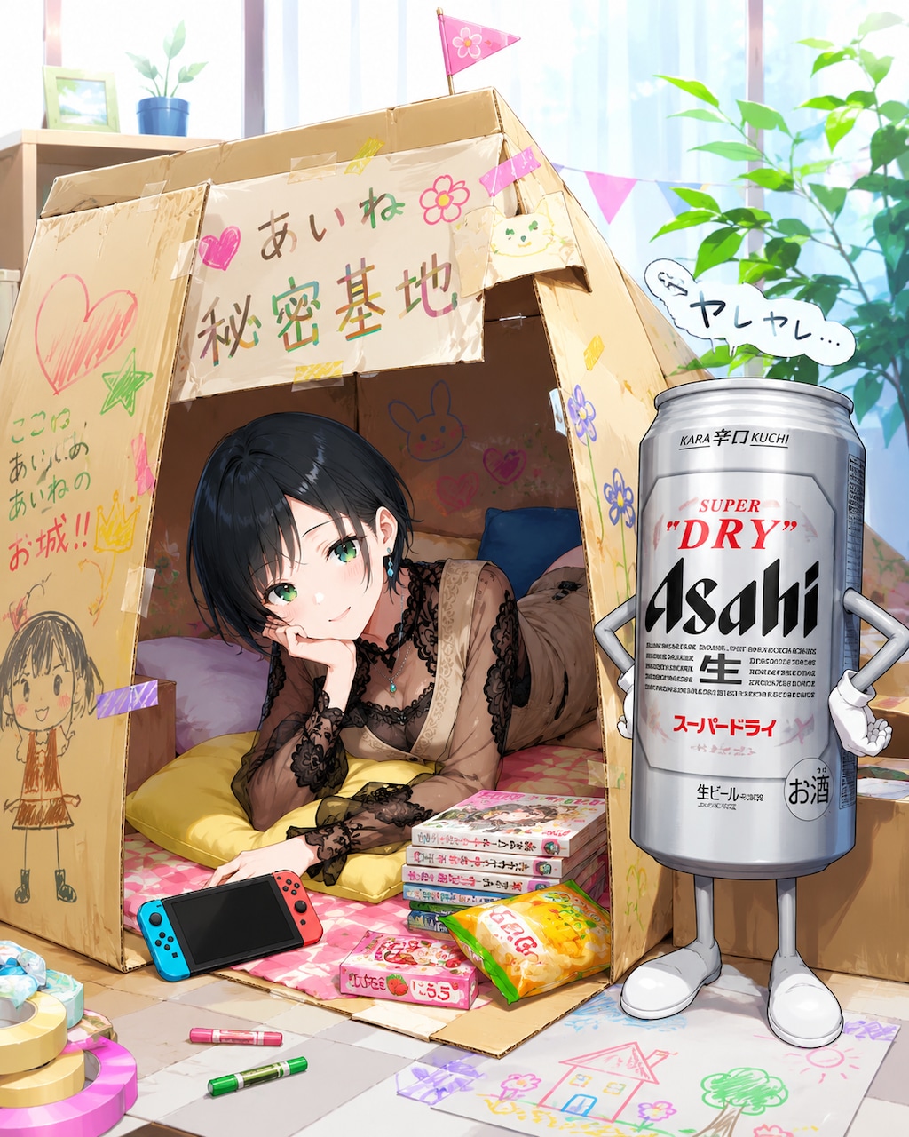 秘密基地の藍音ちゃん