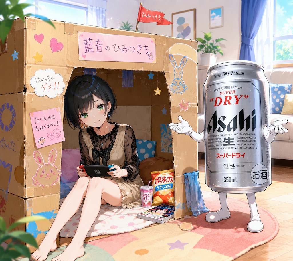 秘密基地の藍音ちゃん