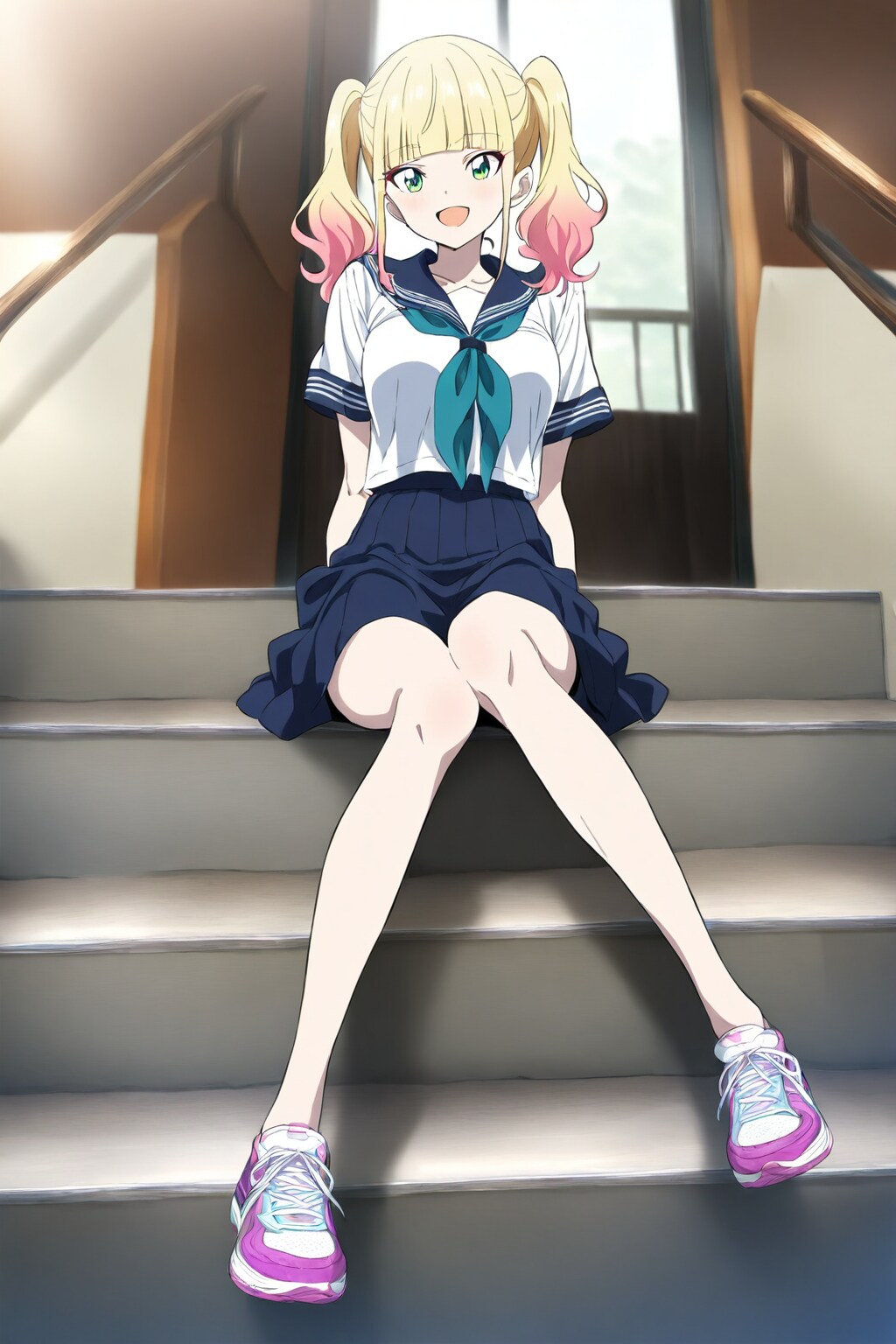 金髪ツインテJK(FENRIR)