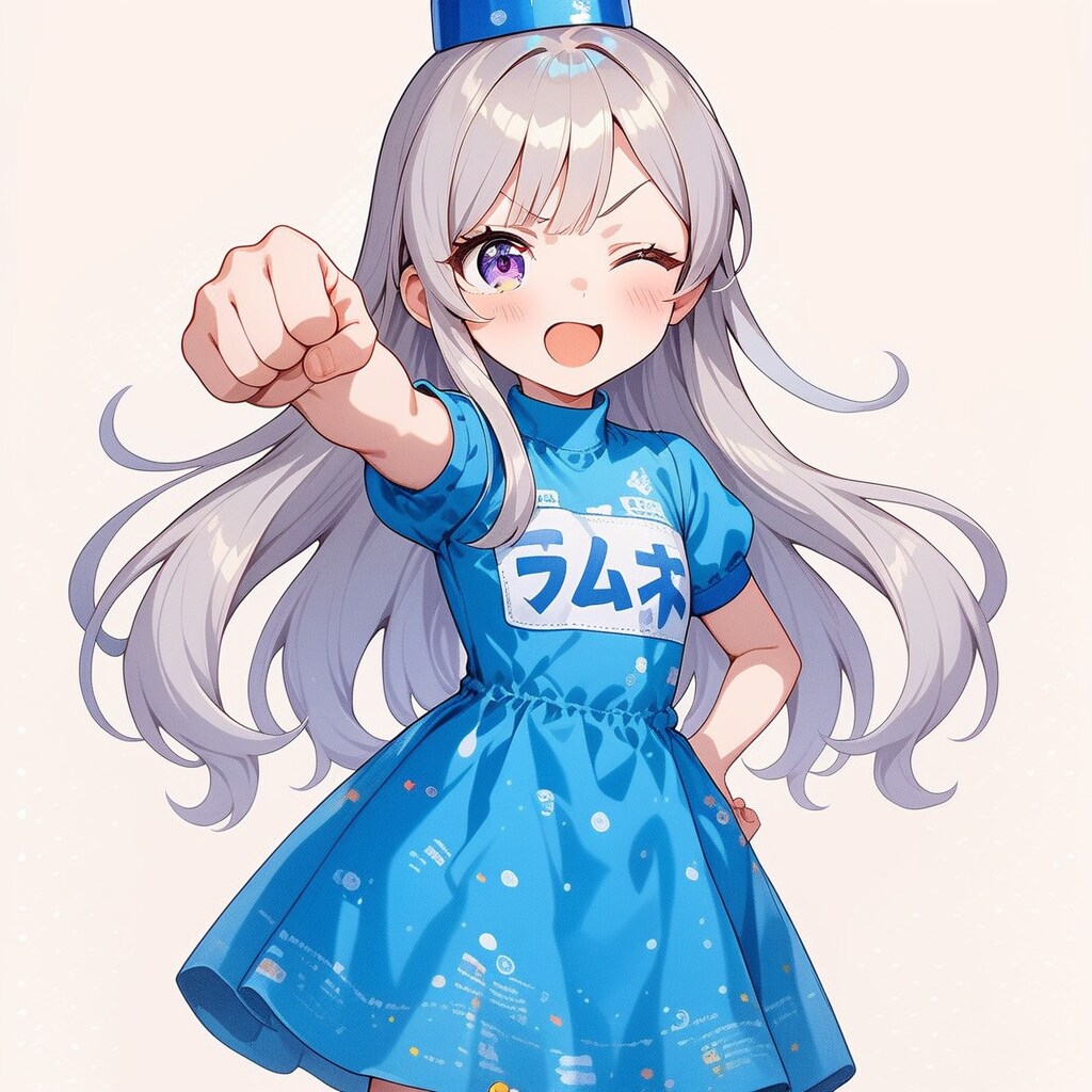 銀髪ラムネックガール(夏は〜ラムネ〜)_20250502